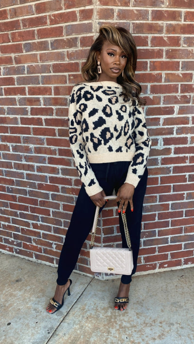 Ribbon Knit Sweater