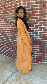 Maxi Cardigan (Caramel)