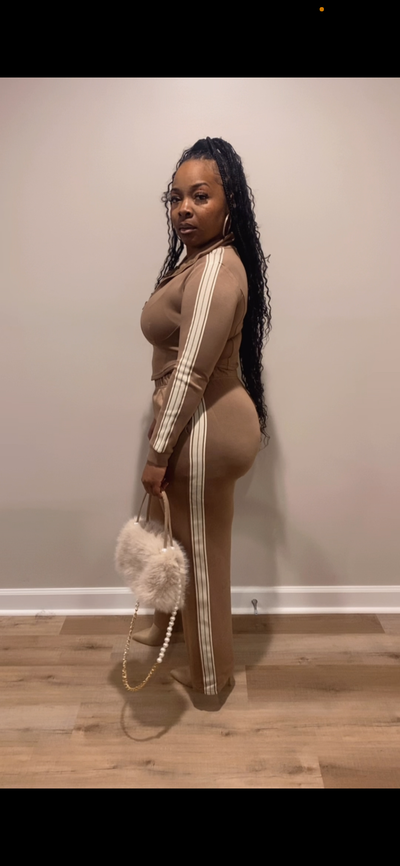 Corset Pants Set (Mocha)