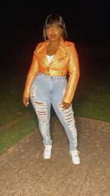 Flyy Girl Jacket (Orange)