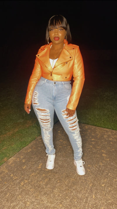 Flyy Girl Jacket (Orange)