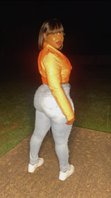 Flyy Girl Jacket (Orange)