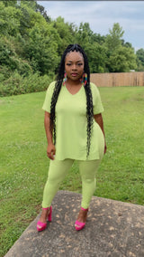 So Chill Baddie Set (Lime)