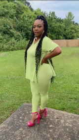 So Chill Baddie Set (Lime)
