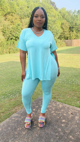 So Chill Baddie Set (Aqua)