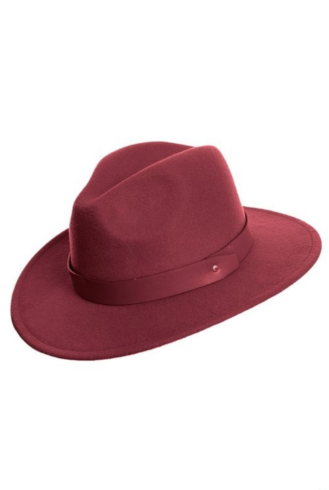 Fedora Hat 2 (Burgundy)