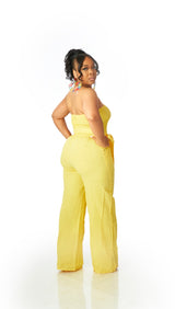 Sassy Tube Jumpsuit (Yellow)