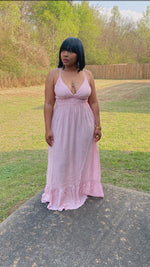 Lovely Flow Maxi Dress (Pink)