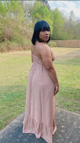 Lovely Flow Maxi Dress (Clay)