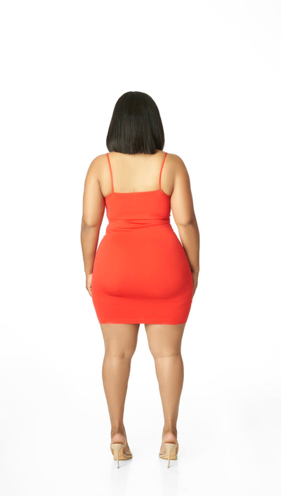 Cami Body Dress (Red)