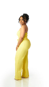 Sassy Tube Jumpsuit (Yellow)