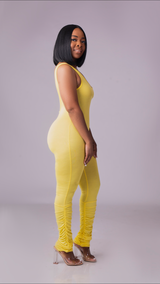 The Bodied Jumpsuit (Yellow)