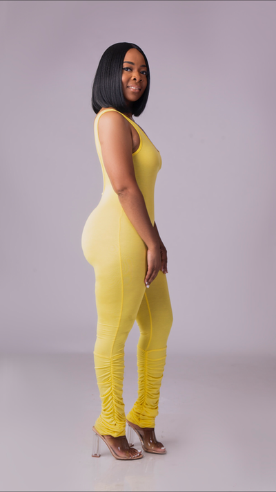 The Bodied Jumpsuit (Yellow)