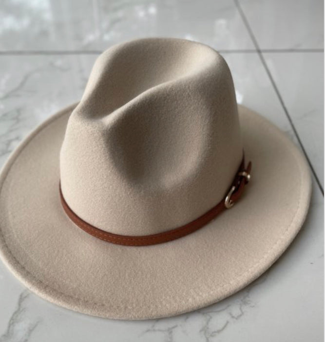Fedora Hat (Ivory)