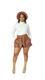Baddie Girl Shorts (Brown)