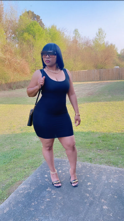 Tank Body Dress (Black)