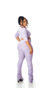 Ribbed Baddie Set (Lavender)