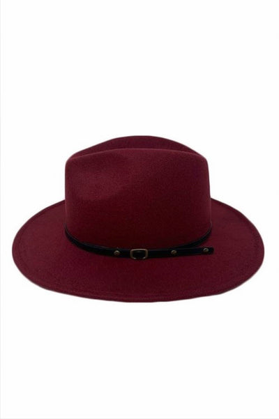 Panama Hat (Burgundy)