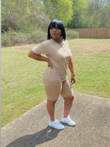 So Chill Short Set (TAUPE