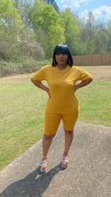 So Chill Short Set (Mustard)