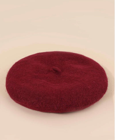 Beret Hat (Burgundy)