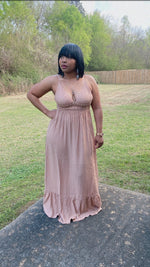 Lovely Flow Maxi Dress (Clay)