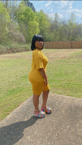 So Chill Short Set (Mustard)